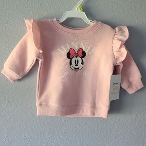 DISNEY Pink Minnie Mouse Sweatshirt